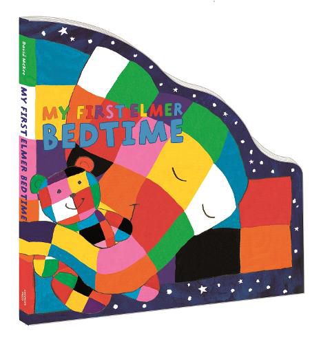 My First Elmer Bedtime: Shaped Board Book