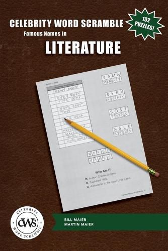 Cover image for Celebrity Word Scramble Famous Names in Literature