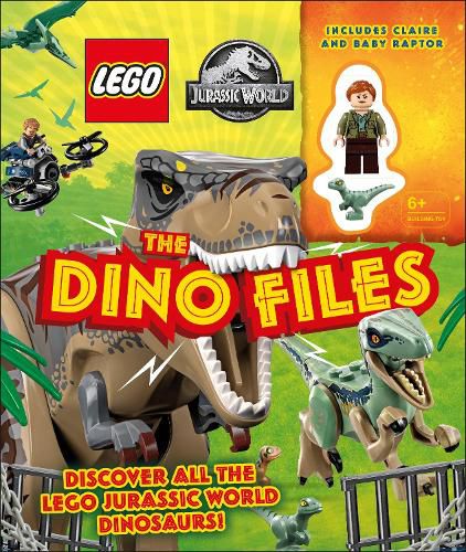 LEGO Jurassic World The Dino Files: with LEGO Jurassic World Claire Minifigure and Baby Raptor!