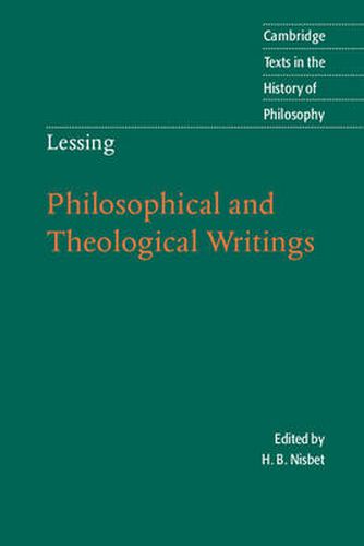 Cover image for Lessing: Philosophical and Theological Writings