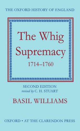 Cover image for The Whig Supremacy, 1714-60