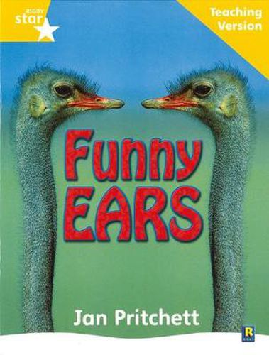 Cover image for Rigby Star Non-fiction Guided Reading Yellow Level: Funny Ears Teaching Version