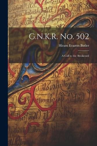Cover image for G.N.K.R. No. 502