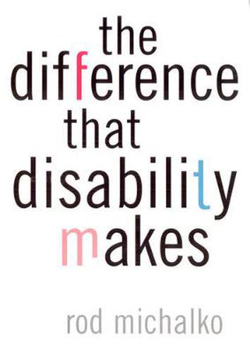 Cover image for The Difference That Disability Makes