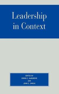 Cover image for Leadership in Context