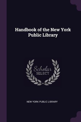 Cover image for Handbook of the New York Public Library