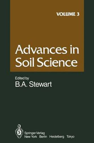 Cover image for Advances in Soil Science: Volume 3