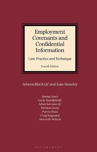 Cover image for Employment Covenants and Confidential Information: Law, Practice and Technique