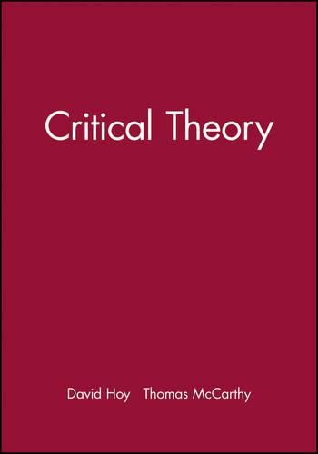 Cover image for Critical Theory