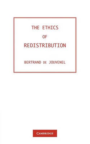 Cover image for The Ethics of Redistribution