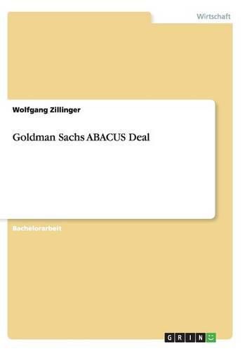 Cover image for Goldman Sachs ABACUS Deal