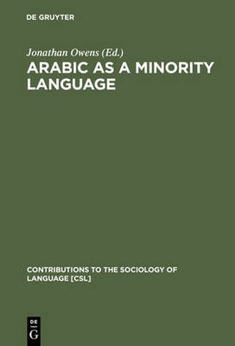 Cover image for Arabic as a Minority Language