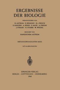 Cover image for Ergebnisse der Biologie