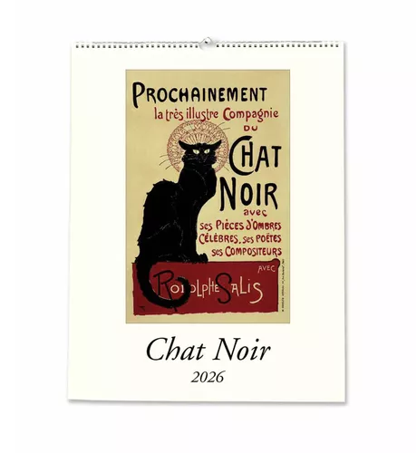 Cover image for 2026 Chat Noir Medium Art Calendar