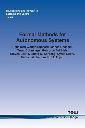 Cover image for Formal Methods for Autonomous Systems