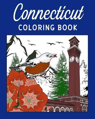 Cover image for Connecticut Coloring Book