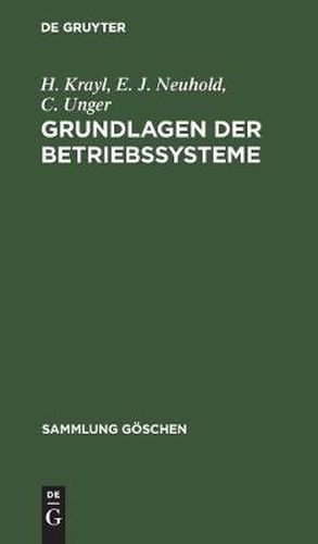 Grundlagen der Betriebssysteme