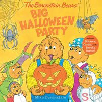 Cover image for The Berenstain Bears' Big Halloween Party: Includes Stickers, Cards, and a Spooky Poster!