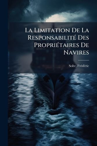 Cover image for La Limitation de La Responsabilit Des Propri Taires de Navires: Leur Responsabilit En Cas D'Accidents de Personnes
