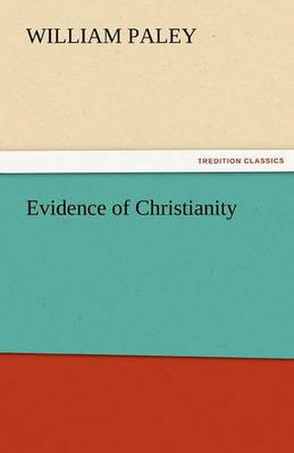 Cover image for Evidence of Christianity