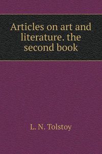 Cover image for Articles about art and literature. book Two