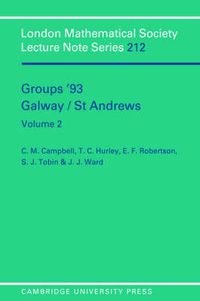 Cover image for Groups '93 Galway/St Andrews: Volume 2