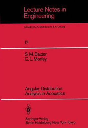 Cover image for Angular Distribution Analysis in Acoustics