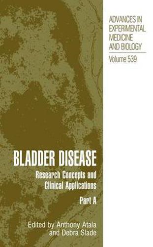 Cover image for Bladder Disease: Research Concepts and Clinical Applications