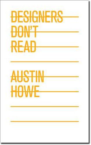 Cover image for Designers Don't Read