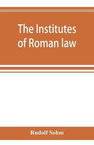 Cover image for The Institutes of Roman law