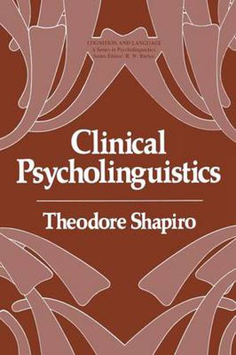 Cover image for Clinical Psycholinguistics