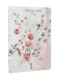 Cover image for Flowers & Birds Peony A5 Notebook