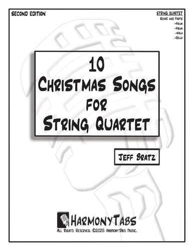 Cover image for 10 Christmas Songs for String Quartet