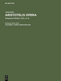 Cover image for Index Aristotelicus