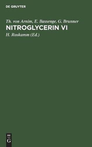 Cover image for Nitroglycerin VI