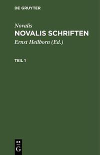 Cover image for Novalis Schriften