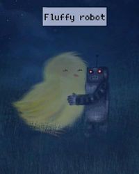 Cover image for Fluffy robot