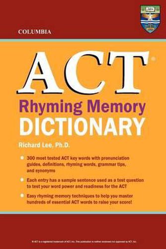 Cover image for Columbia ACT Rhyming Memory Dictionary