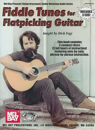 Cover image for Fiddle Tunes For Flatpicking Guitar Book/3-Cd Set