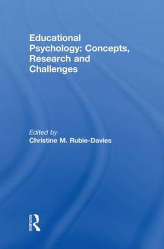 Cover image for Educational Psychology: Concepts, Research and Challenges