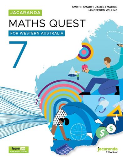 Cover image for Jacaranda Mathematics 7 for Western Australia, 5e learnON and Print