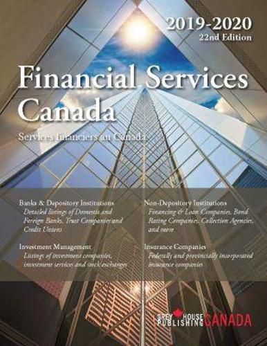 Cover image for Financial Services Canada, 2019/20