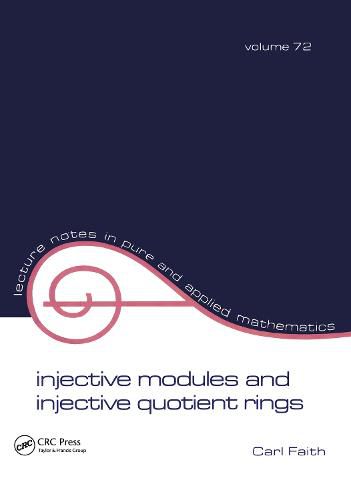 Cover image for Injective Modules and Injective Quotient Rings