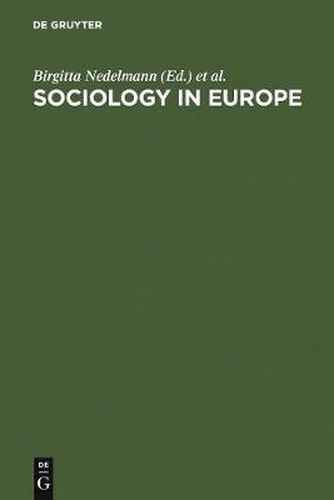 Cover image for Sociology in Europe: In Search of Identity