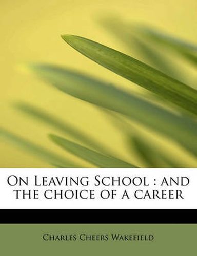 Cover image for On Leaving School