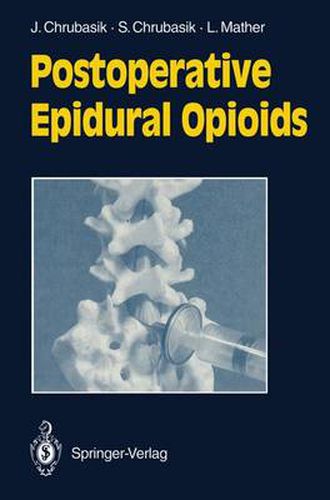 Cover image for Postoperative Epidural Opioids