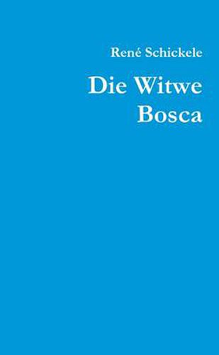 Cover image for Die Witwe Bosca