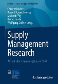 Cover image for Supply Management Research: Aktuelle Forschungsergebnisse 2020