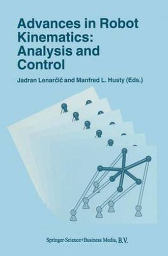 Cover image for Advances in Robot Kinematics: Analysis and Control