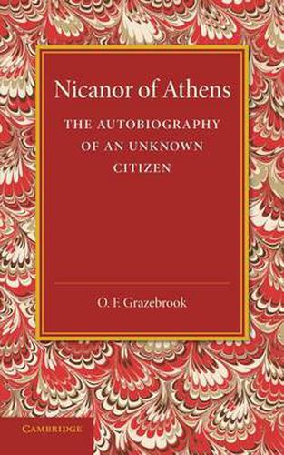 Cover image for Nicanor of Athens: The Autobiography of an Unknown Citizen